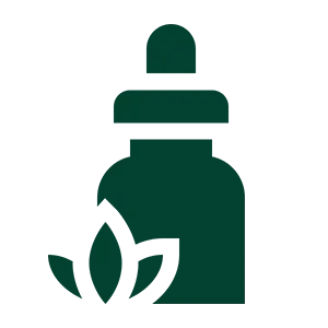 Essential oil-green icon